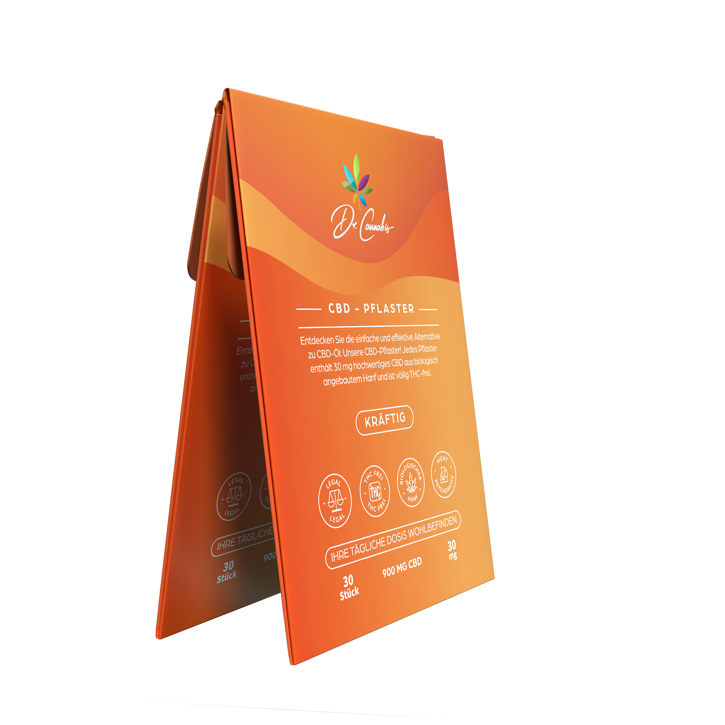 Dr. Cannabis CBD Pflaster Kräftig 30mg - 30 Stück
